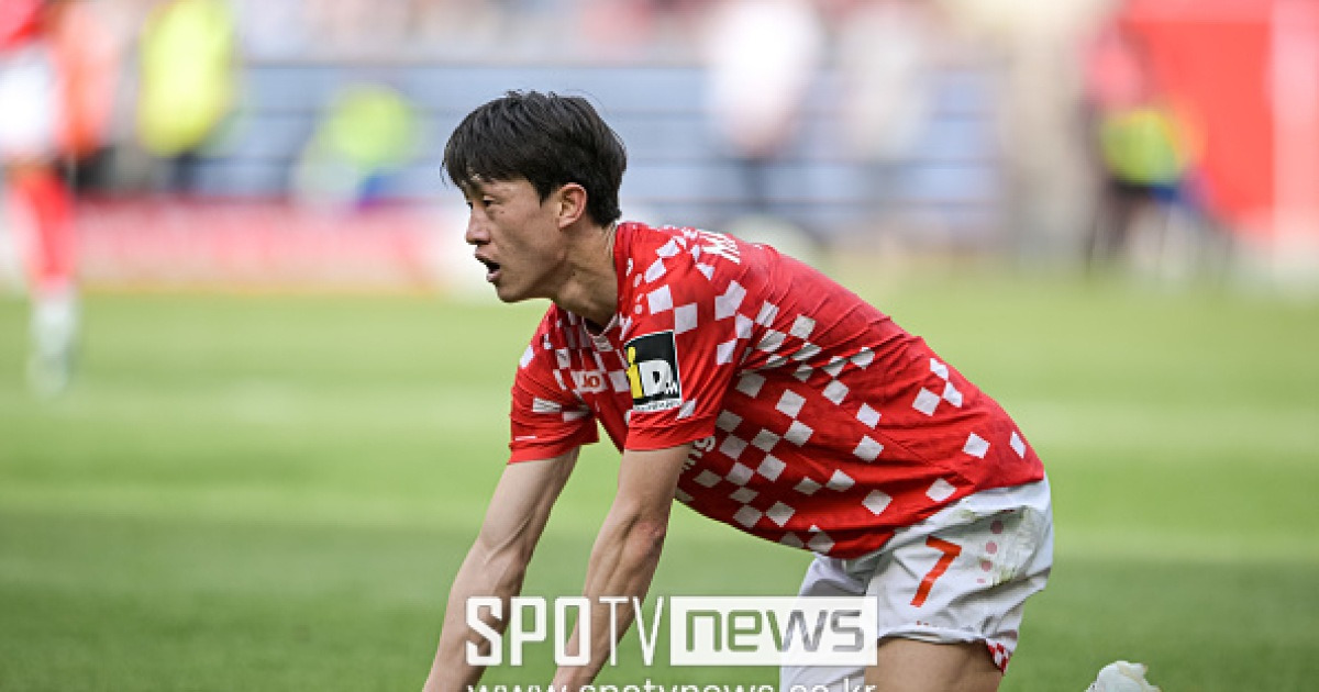 '아, 한국인 에이스 그립네' 홍명보호 부상→소속팀 결장...당분간 출전 불투명, 마인츠는 무패 행진 빠르게 종료