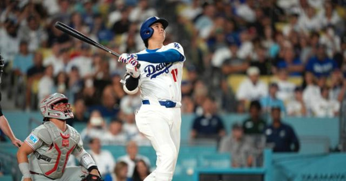 '이도류' 오타니, MLB 최초 50홈런-50탈삼진 대기록 달성