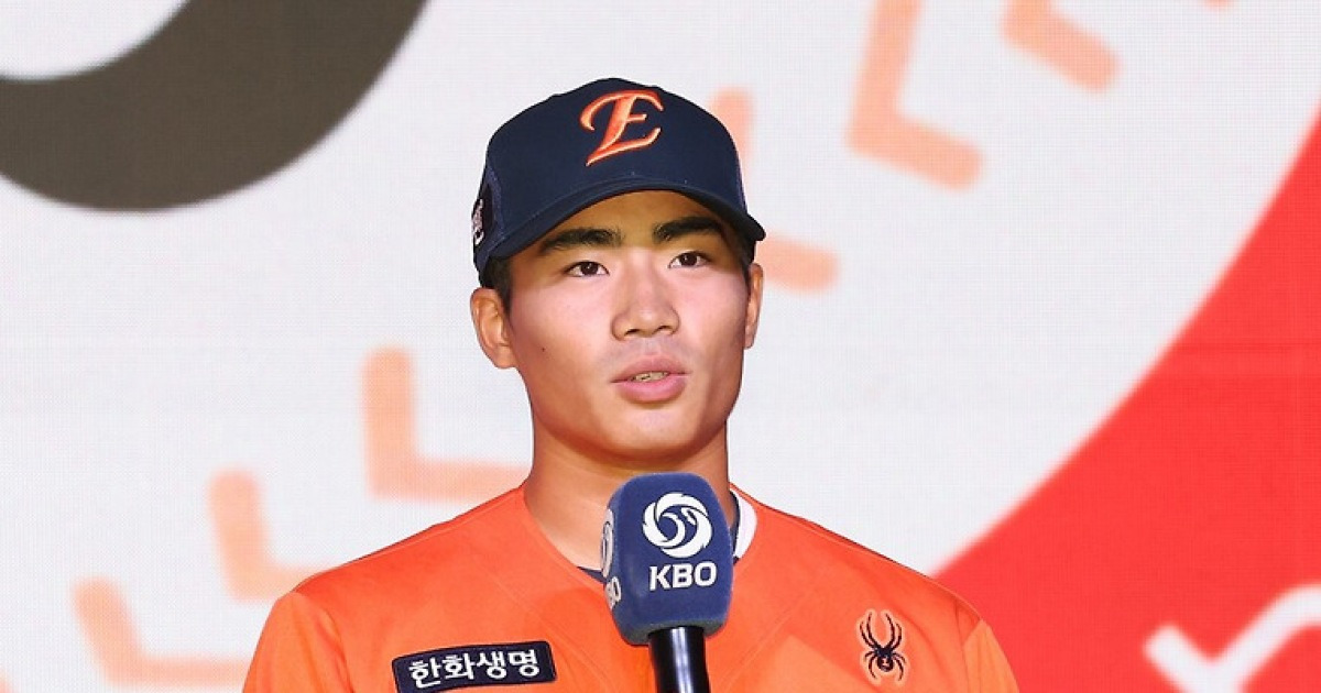 우리는 투수 많아요… 한화 중견수 문제, FA에 의존하지 않는다? 마지막 최상위픽, 왜 이 선수 뽑았나