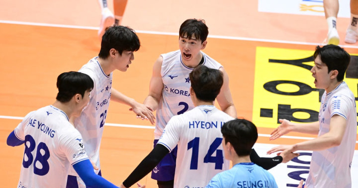 대한항공, 삼성화재 3-2로 누르고 컵대회 결승행…OK저축과 격돌
