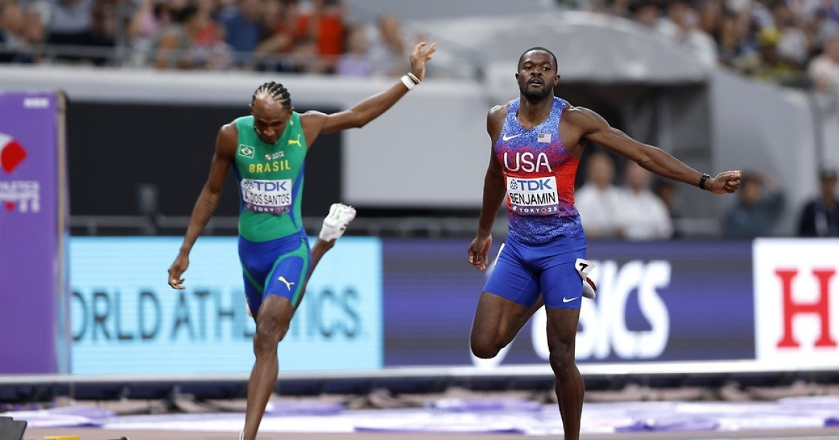 벤저민, '만년 2위' 설움 딛고 세계육상 남자 400m 허들 우승