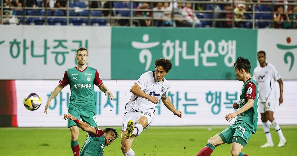 K리그1 꼴지 대구FC, 대전 원정서 2대 3으로 패배