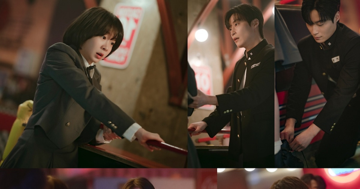 ‘백번의 추억’ 김다미-허남준 묘한 분위기…신예은 불편