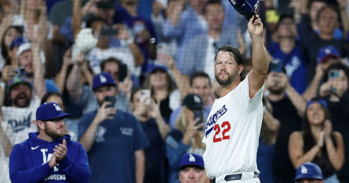 이보다 위대한 은퇴 있을까…222승+3000K 커쇼 떠나는 날, 뜨거운 눈물 LA 적시다 “커쇼 같은 선수 다시는 못 볼 것”