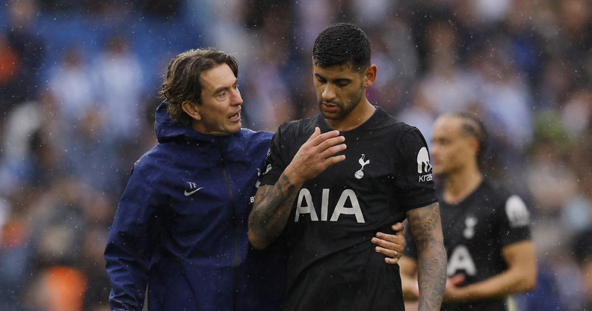 '英 BBC도 인정' 손흥민 있어도 못 이겼는데, 'NEW 슈퍼스타'-프랭크도 쉽지 않았다...'흔들린 수비' 토트넘, 브라이턴전 2-2 무승부