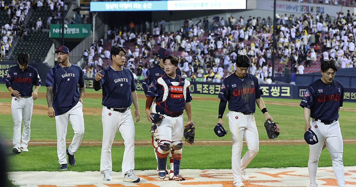 선발진 붕괴된 롯데… 멀어지는 ‘가을야구’
