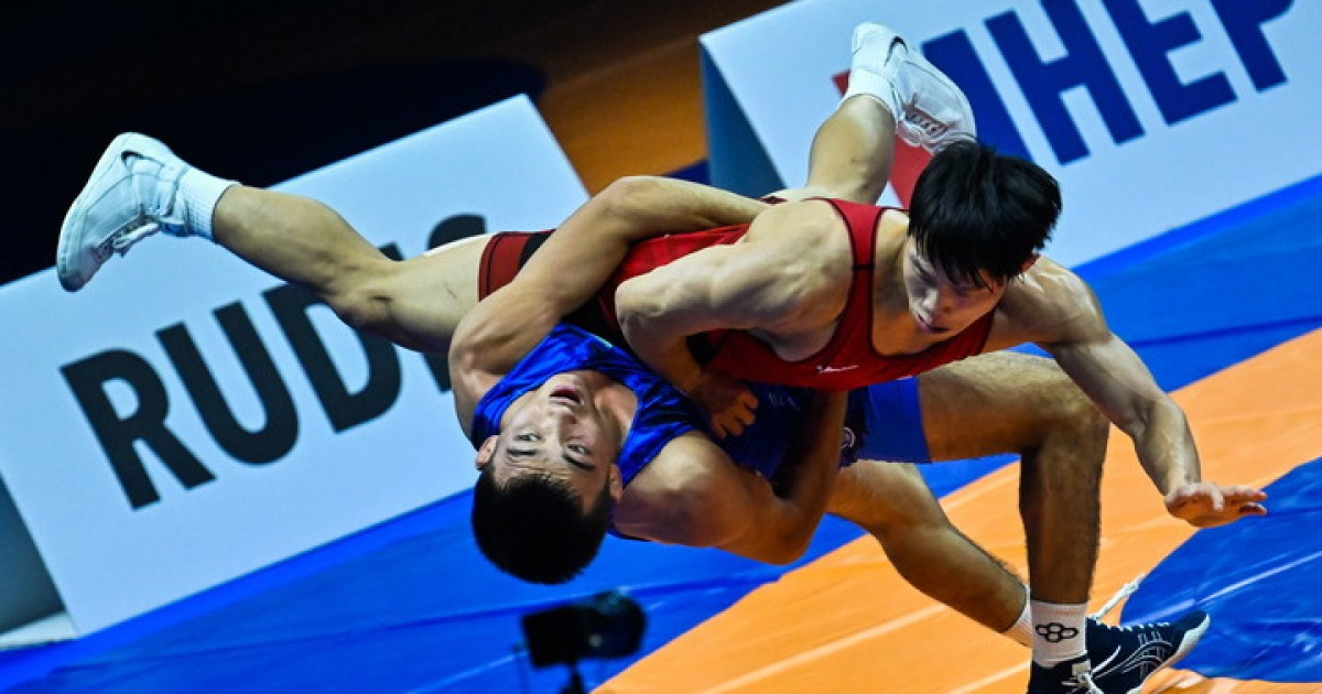 레슬링 정한재, 세계선수권 은메달 획득 쾌거...7년 만에 韓 선수 입상