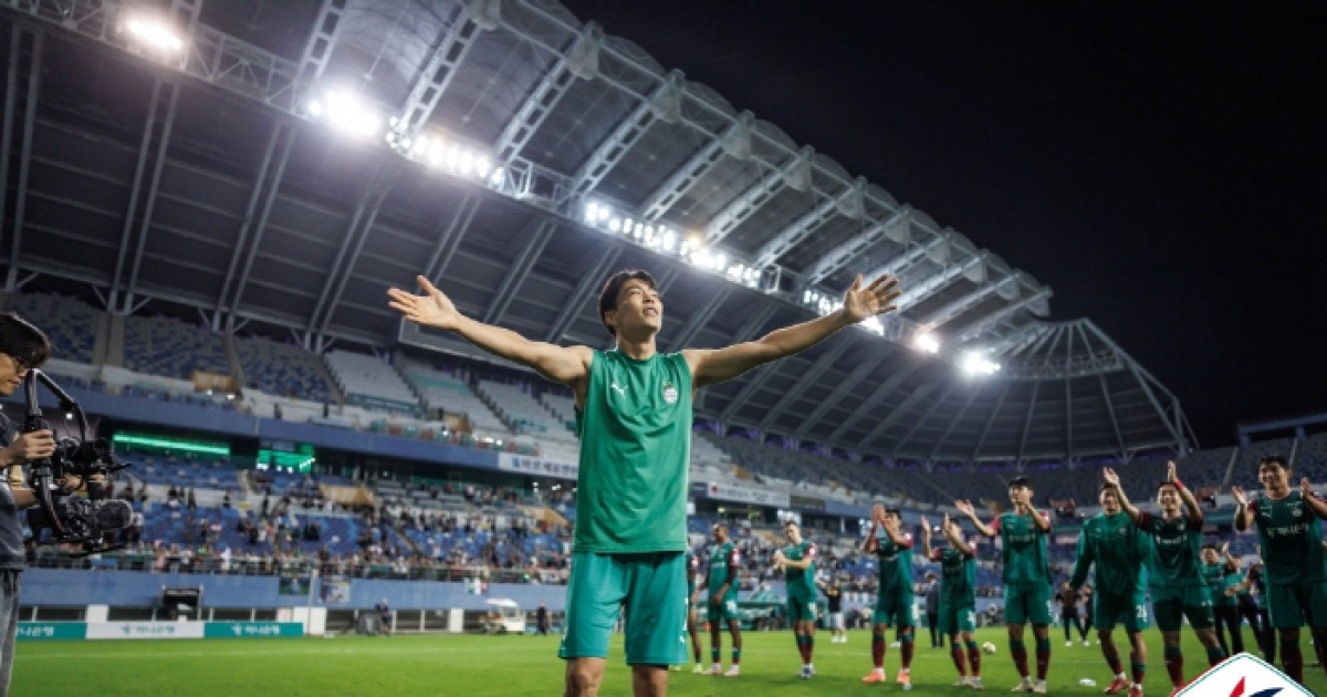 살아난 대전, 비결은 돌고 돌아 다시 '기동력 축구'