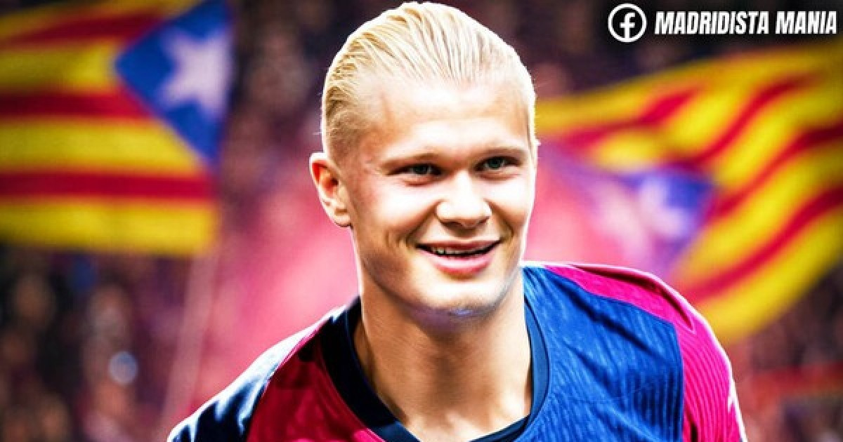 '최소 2820억' 바르셀로나, 정말 '세기의 이적' 실현시키나... '9년 6개월' 초장기 계약 홀란 "이적 추진할 수 있어"