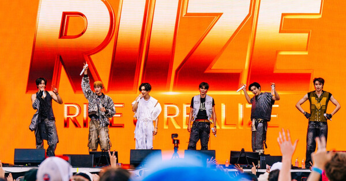 라이즈, 美'오스틴 시티 리미츠 뮤직 페스티벌' 접수…핸드마이크 라이브·퍼포먼스로 열기 최고조