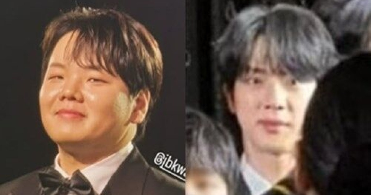 BTS 진, 곽튜브 결혼식 참석…독보적 비주얼에 '민폐 하객' 등극