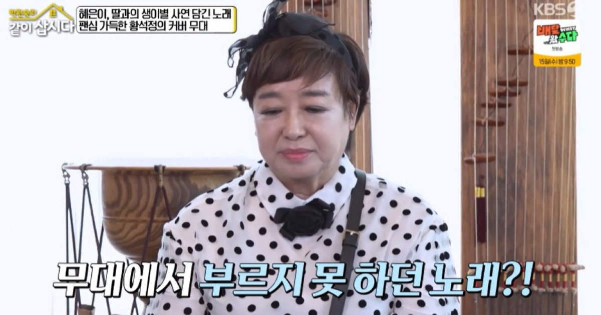혜은이 이혼 후 6살 딸과 생이별 “눈물 터져” ‘비가’에 담긴 모정 고백 (같이삽시다)