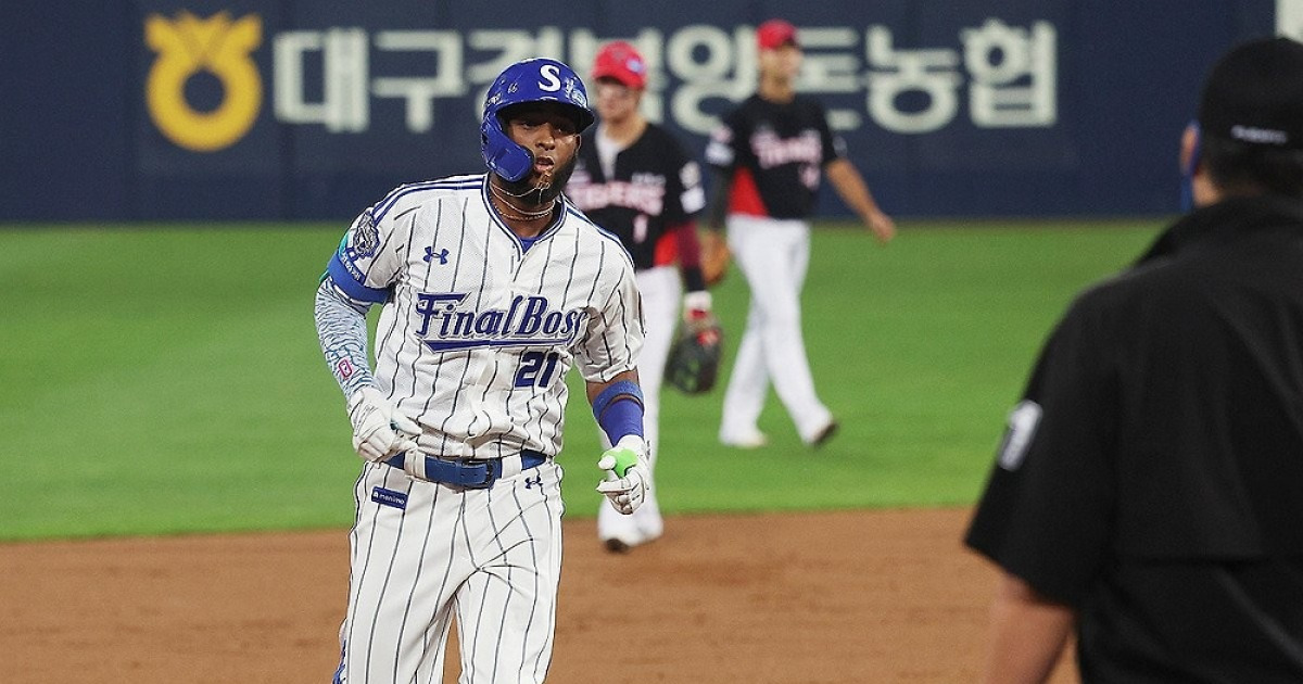 '50홈런 고지' 삼성 디아즈, 9∼10월 KBO 월간 MVP 선정
