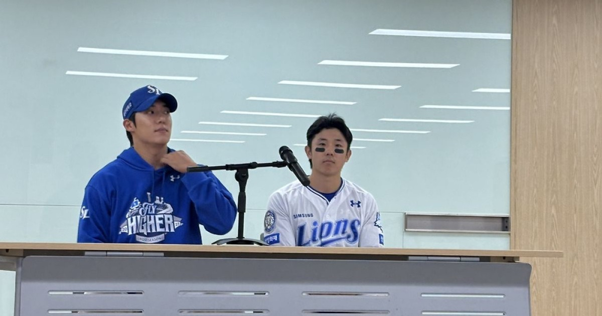 준PO 3차전 승리 투수 원태인 “중요한 경기 따내 기쁘다”