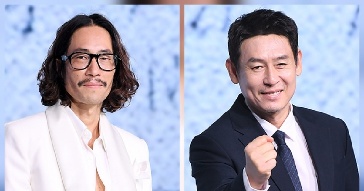 류승범·설경구, 자유와 절제의 투샷…동네 오빠들인데 어쩜 이래?