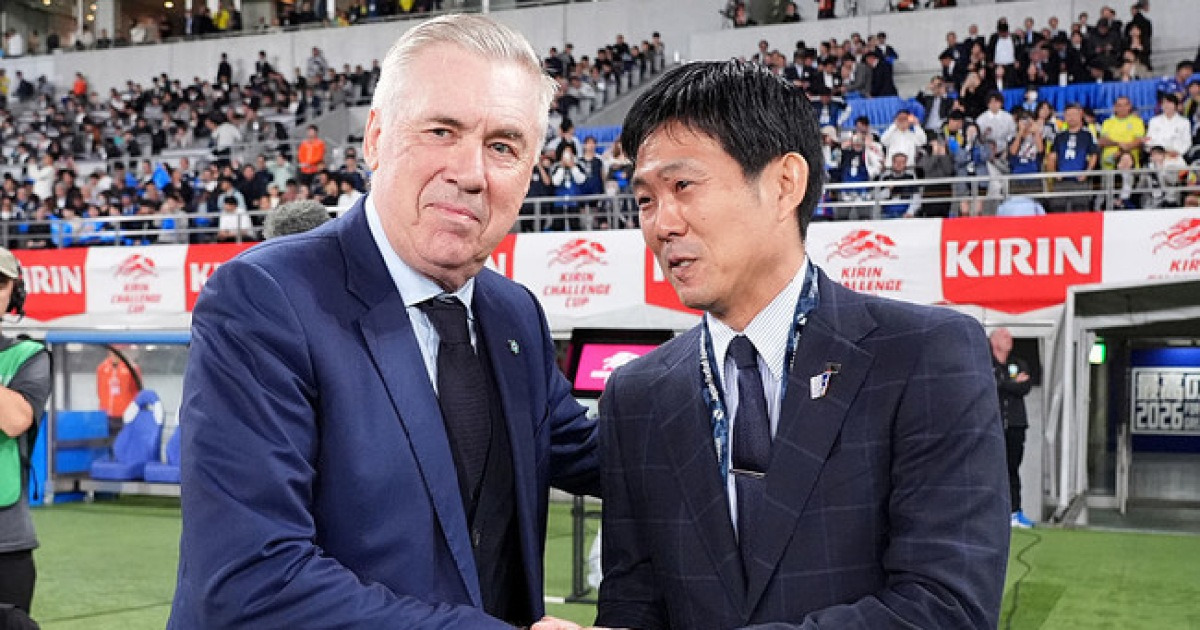 '일본전 충격 2-3 역전패' 안첼로티, 한국전과 딴판 "우리는 교훈을 얻어야 한다"