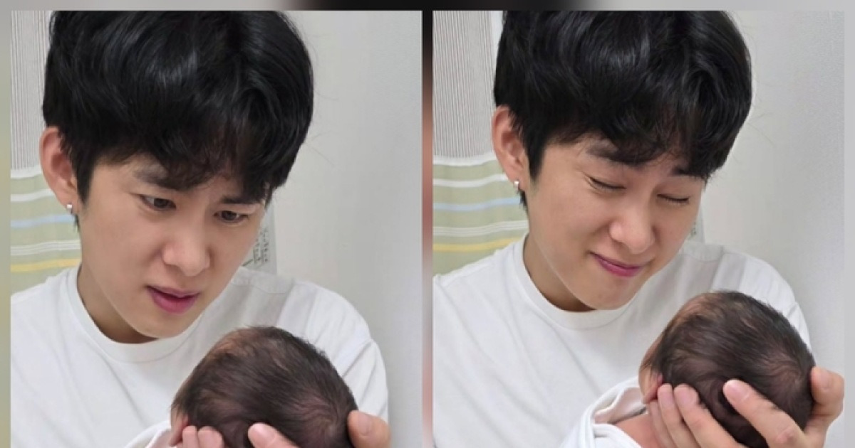 손민수, 쌍둥이 딸 품에 안은 순간… “사랑에 빠진 내 남자”