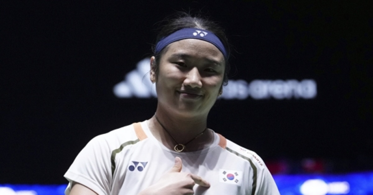 1세트 내줘도 굳건했던 ‘셔틀콕 여제’···안세영, 미야자키에 2-1 역전승, 덴마크오픈 4강행, ‘숙적’과 코리아오픈 결승 리턴매치 성사되나?