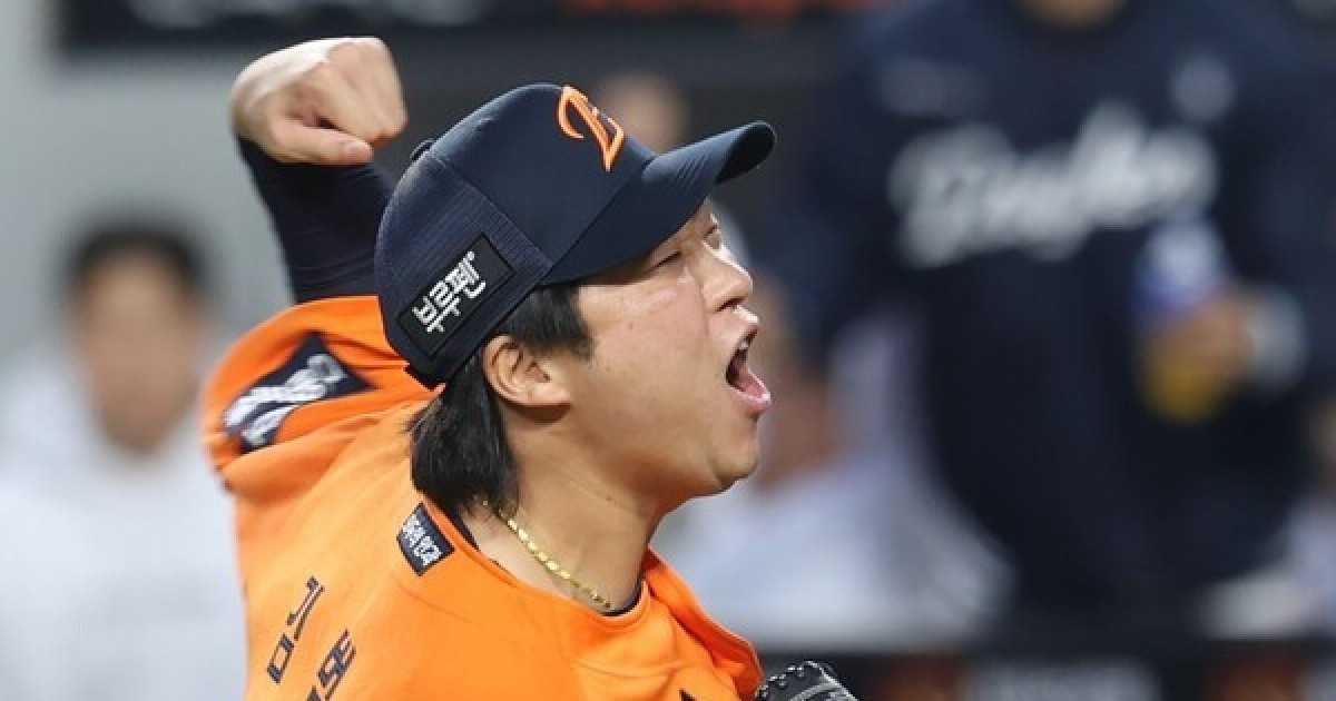 '충격 2실점' 무너진 김서현, 그 순간 'FA 좌완 최대어'가 나타났다…공 8개로 지킨 1점 차, 간신히 웃은 한화