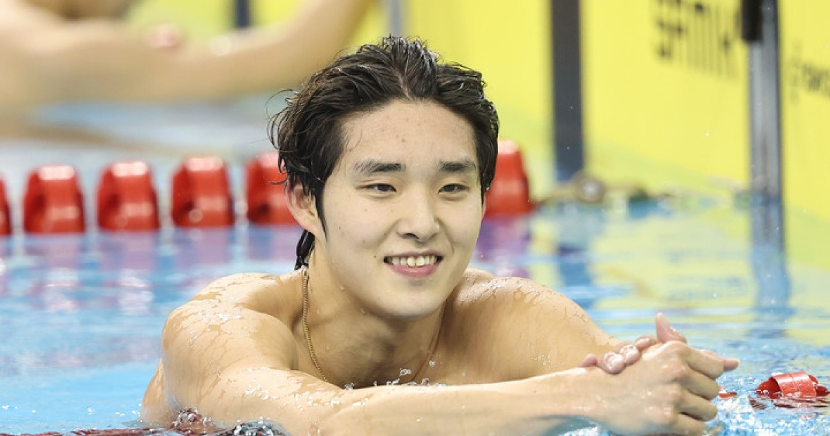 수영 간판 김우민, 전국체전 1500m 종목 4연패...사격 양지인-유도 허미미도 金