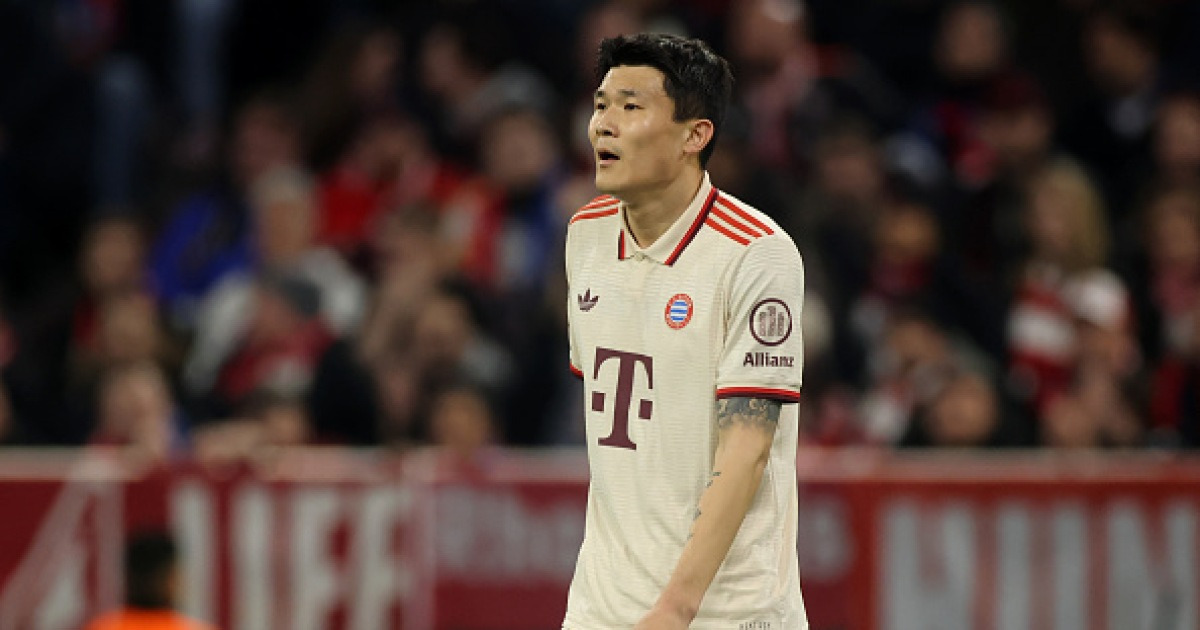 '철저히 백업 자원 현실 확인' 김민재, UCL 약체 상대로 '단 9분 출전'... 바이에른 '3연승' 행진