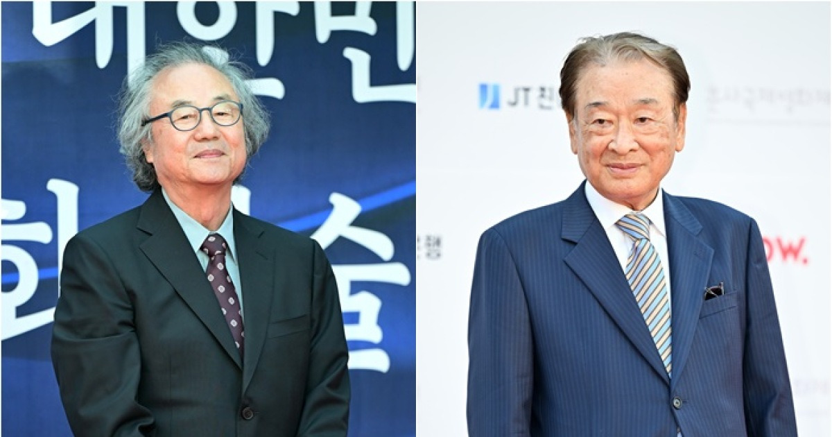 정동환, 시상식에서 이순재 언급 "건강 좋지 않아…회복 간절히 기원"