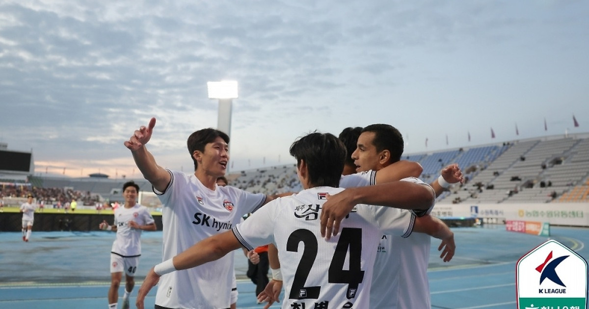 제주, 수원FC 잡고 11경기 만에 승리…'꼴찌' 대구와 승점 8차