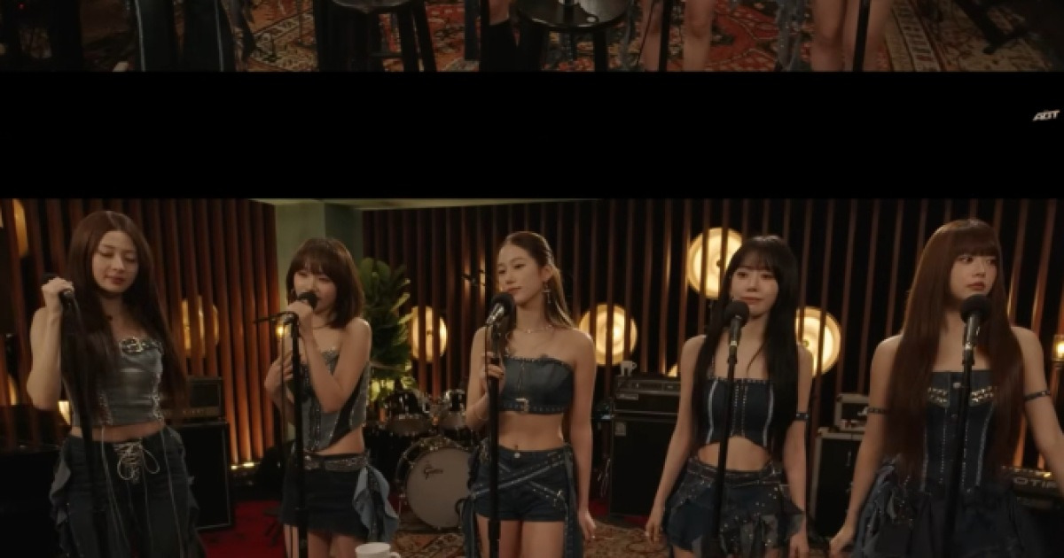 르세라핌, 美 ‘아갓탤’서 팬송 ‘Pearlies’ 라이브 최초 공개