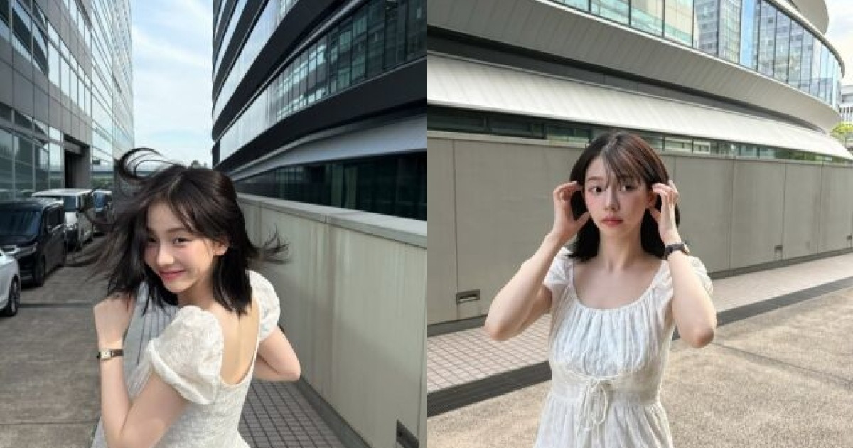 에스파 카리나, 화장기 빼고 웃더니…가득 피어난 청순함