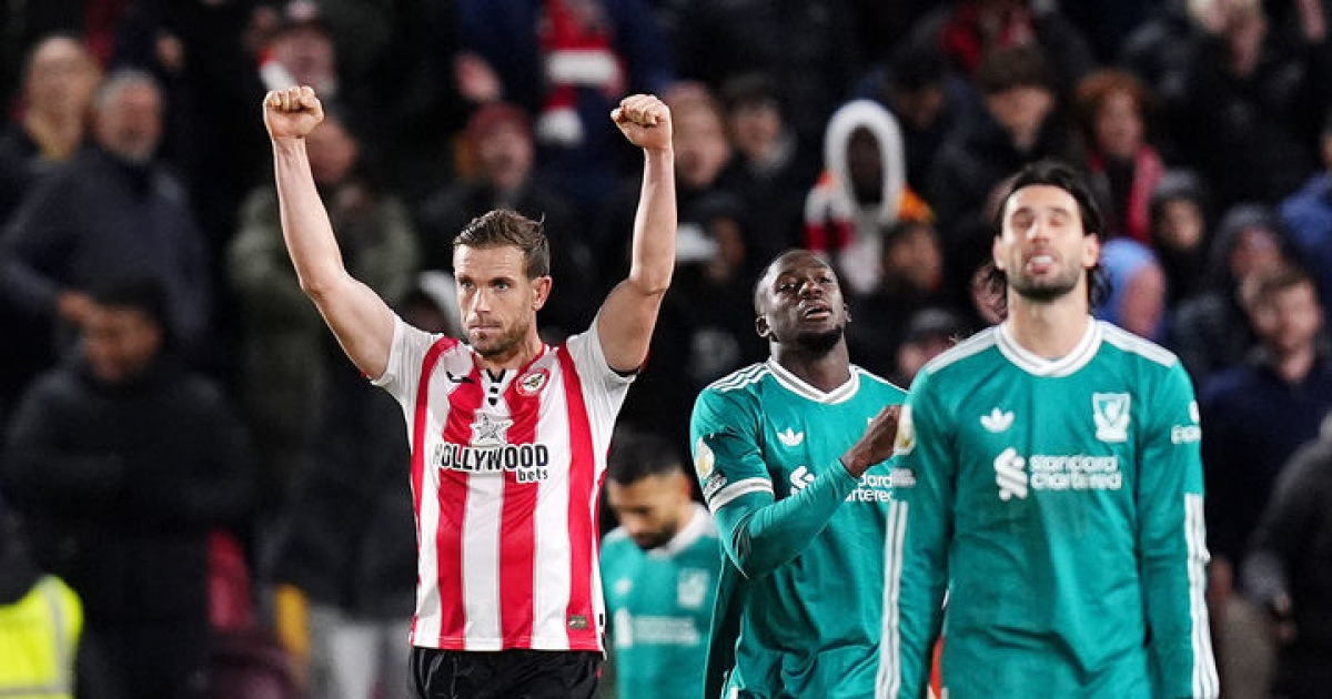 'EPL 챔피언' 리버풀, 브렌트포드에 석패…4연패 부진