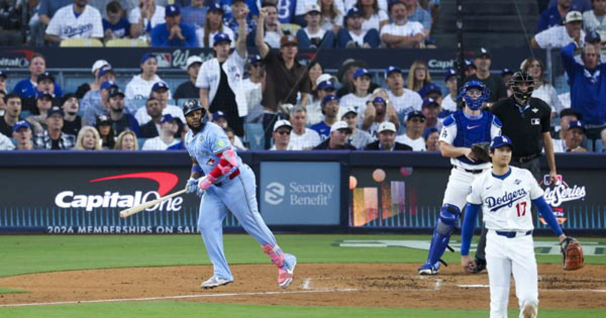 오타니 울린 게레로 주니어…MLB 월드시리즈 2승 2패 원점
