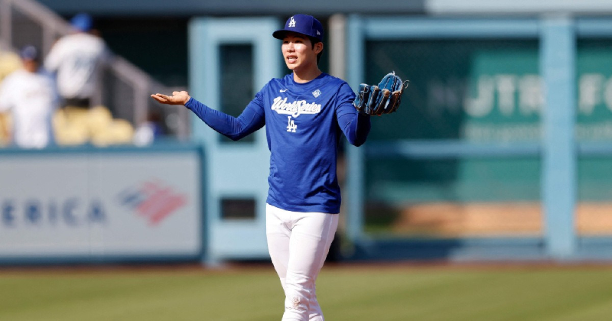 'WS 팀 타율 0.201' 전략 없는 다저스, 신인 투수에게 당한 12K '굴욕'에도 김혜성은 벤치만 지켰다