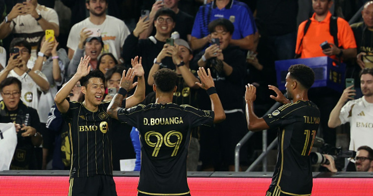 ‘손흥민 기점→결승골’ LAFC, 오스틴에 PO 1차전 2-1 신승