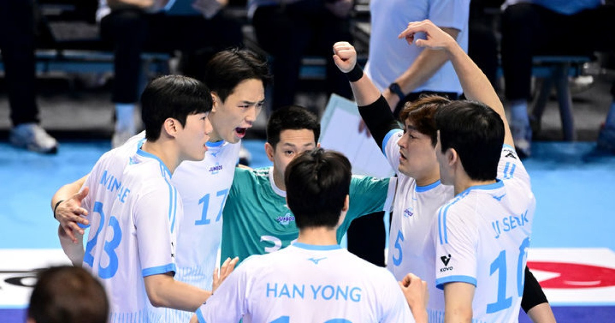 대한항공, 우리카드에 3-1 역전승…정관장, 풀세트 접전 끝에 승리