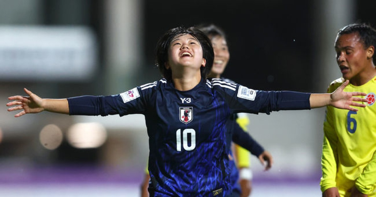 한국은 '0승' 조별리그 탈락인데...일본, 韓 꺾었던 콜롬비아 4-0 박살→U-17 여자 월드컵 8강행...북한과 맞대결