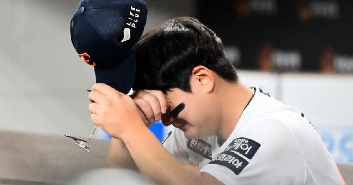 “(김서현) 카메라로 계속 잡더라, 나쁜 방송국” 선배들 걱정과 격려에도 반등 못했다, 이대로 김서현 첫  KS 끝날까