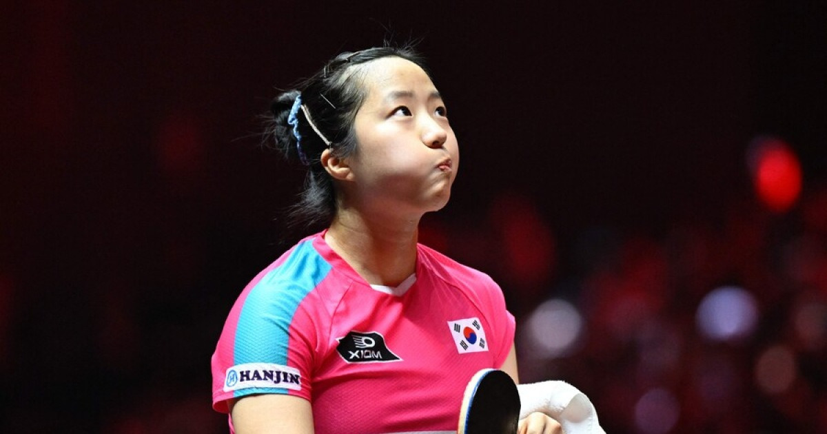 女 탁구 간판 신유빈, WTT 몽펠리에 대회에서 3-0 완승...양샤오신 꺾고 16강 진출