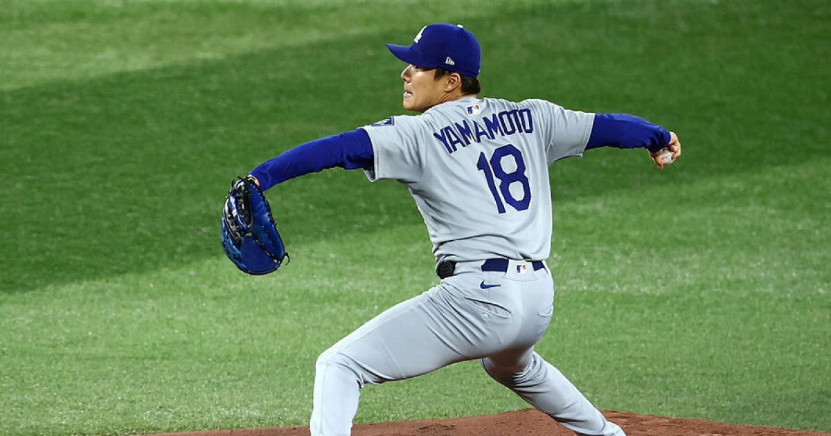 로버츠는 안 쓴다는데 "7차전도 불펜 대기" 96구 던진 야마모토의 폭탄 선언…4679억 안 아깝다