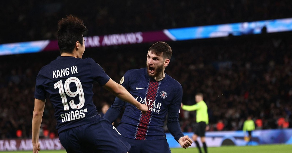 이강인 발끝부터 시작된 극적골…PSG, 니스에 1-0 승리