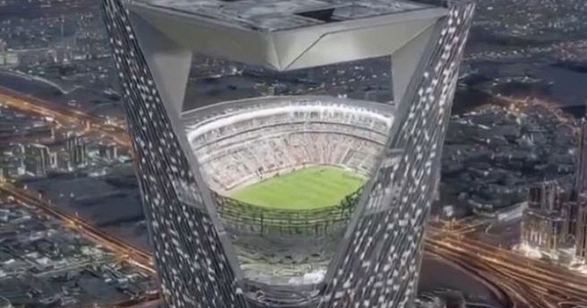 '그럼 그렇지' SNS 강타한 350m 사우디의 '하늘 축구장', AI가 만든 '가짜'였다