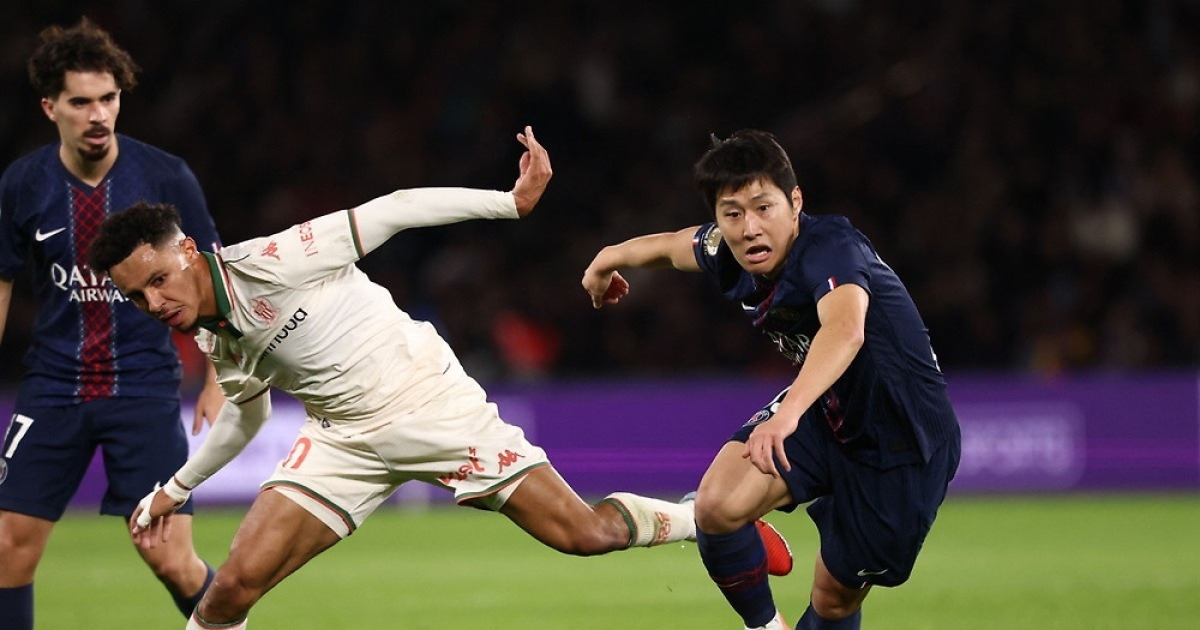 이강인 복귀해 결승골 기여…PSG, 니스에 1-0 극적 승리