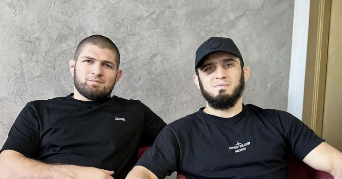 훈련 중인 이슬람 마카체프