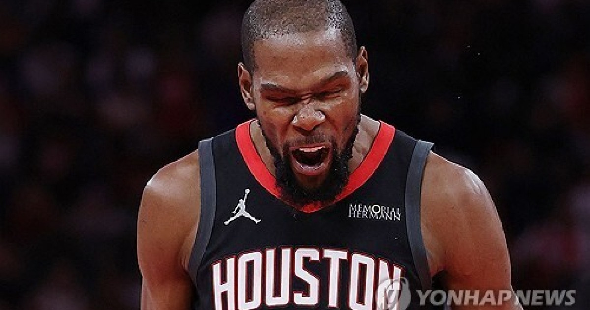 휴스턴 로켓츠 케빈 듀란트 경기 장면