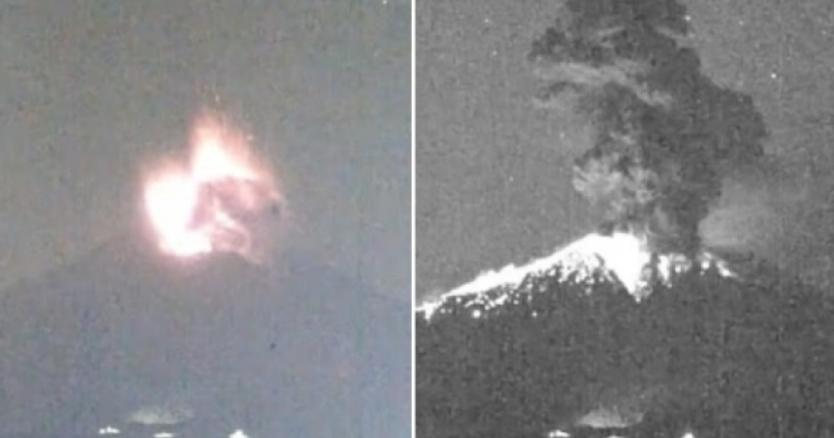 사쿠라지마 화산 분화 장면(연기 기둥)