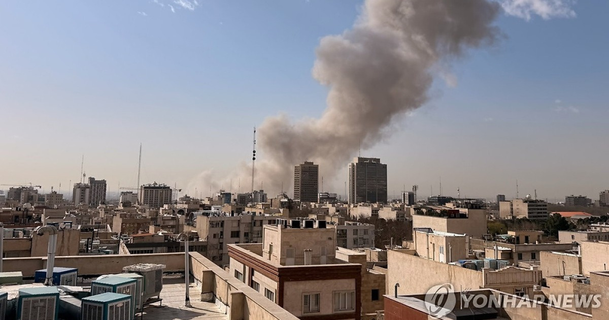 이스라엘-이란 예방타격 관련 보도 이미지