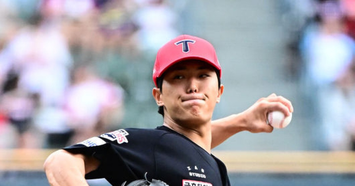 이의리 투구 장면