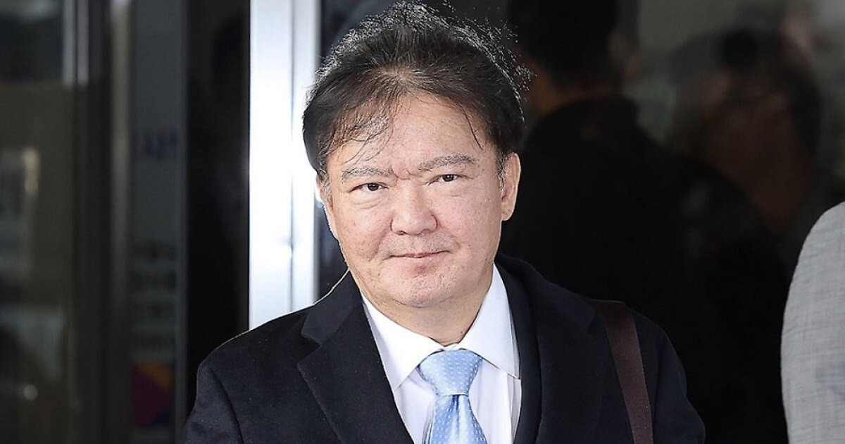 민경욱 전 자유한국당 의원 모습