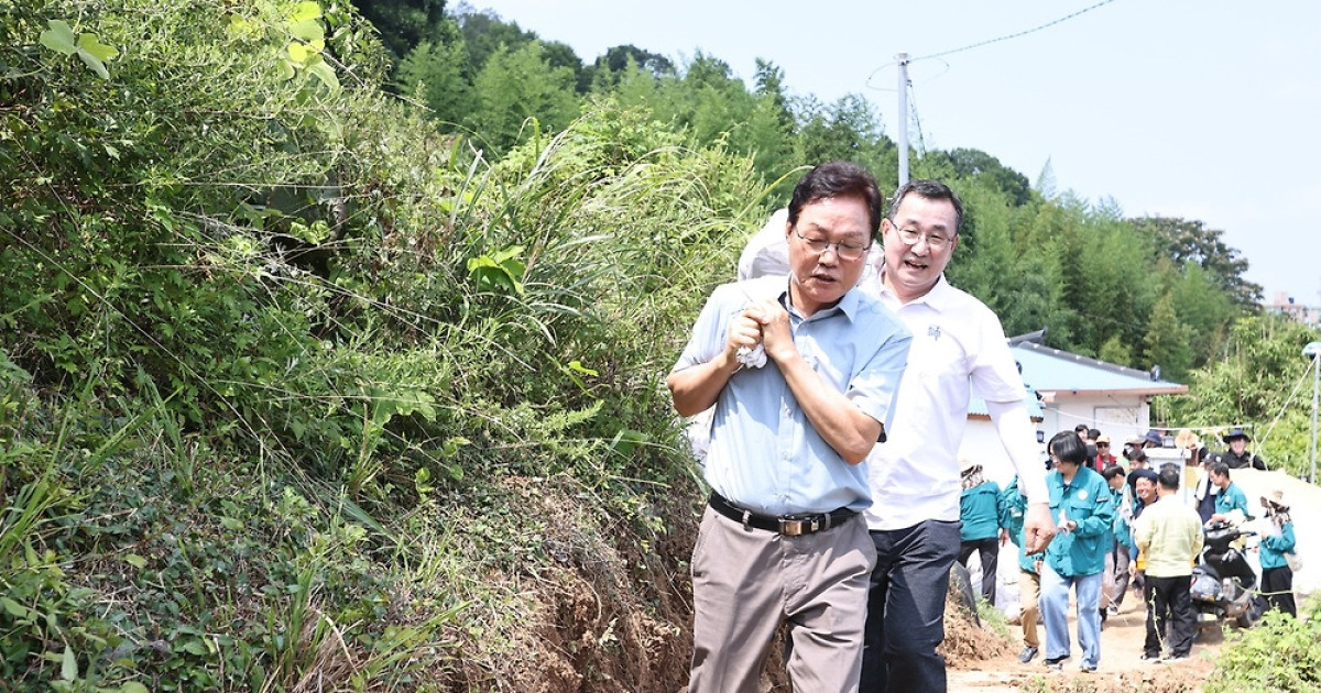 Photo: v.daum.net Gyeongnam Governor Park Wan-soo Pushes for Additional Special Disaster Zone Declarations