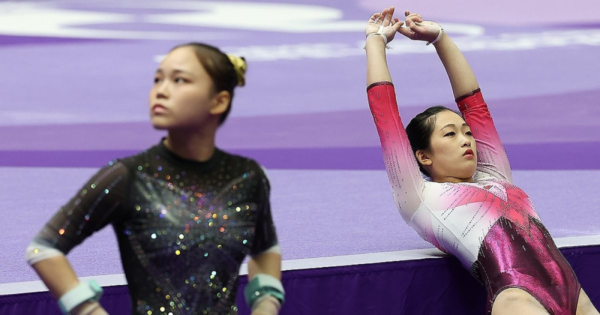 Photo: v.daum.net South Korea Finishes Fourth in Women's Gymnastics Team Final at 2026 Asian Games
