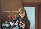 ‘이규혁♥’손담비, 출산한 지 얼마 됐다고... “40분 걷기”
